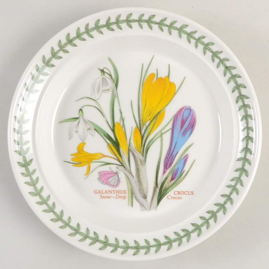Botanic Garden Bread & Butter Plate (25th Anniversary Backstamp) by Portmeirion-1