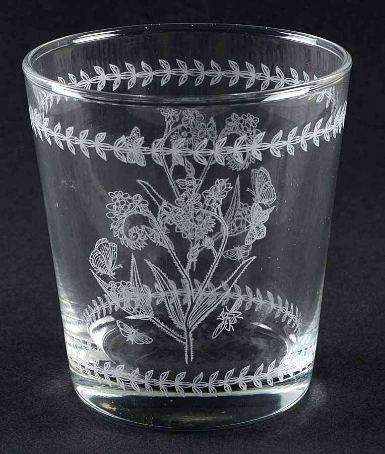 Botanic Garden 8 Oz Glassware Etch Flared Tumber by Portmeirion-1