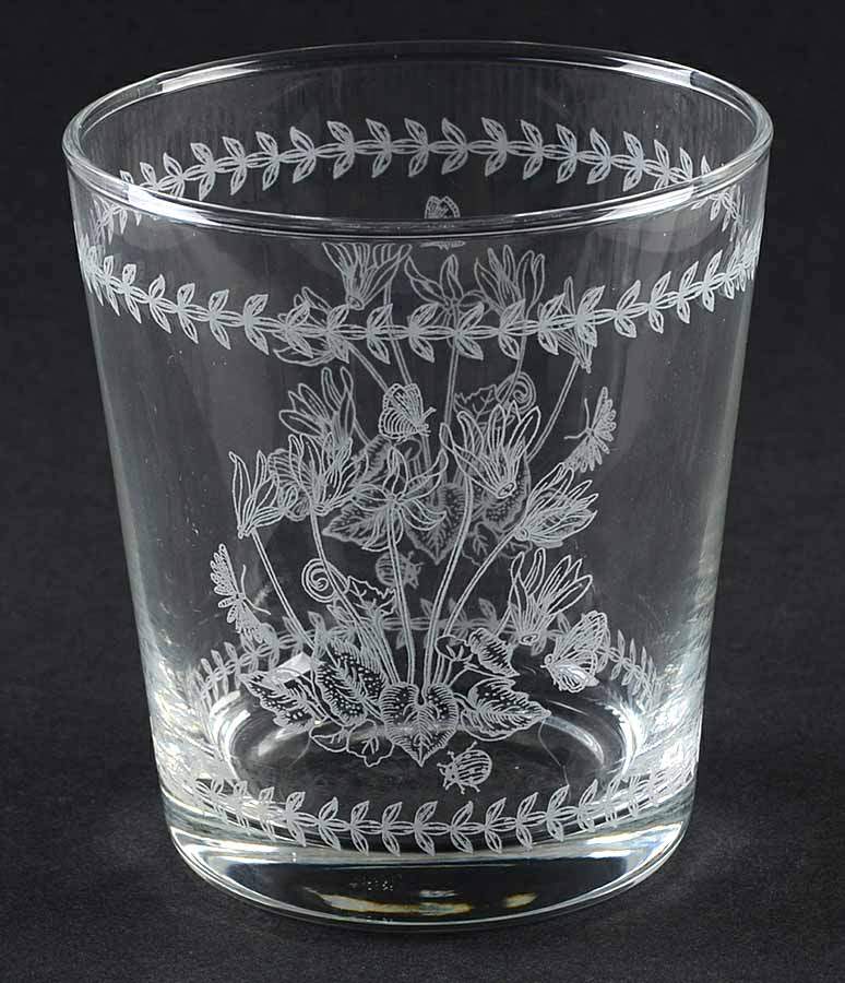 Botanic Garden 8 Oz Glassware Etch Flared Tumber by Portmeirion-1