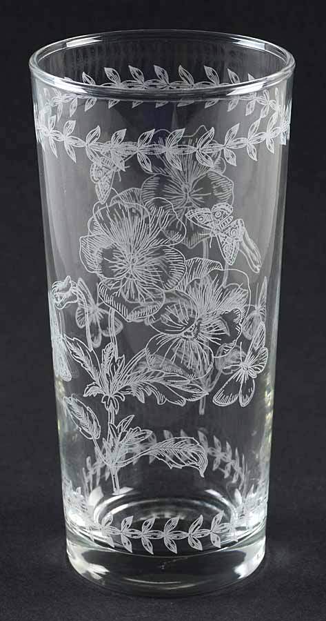 Botanic Garden 14 Oz Etch Glassware Highball by Portmeirion-1