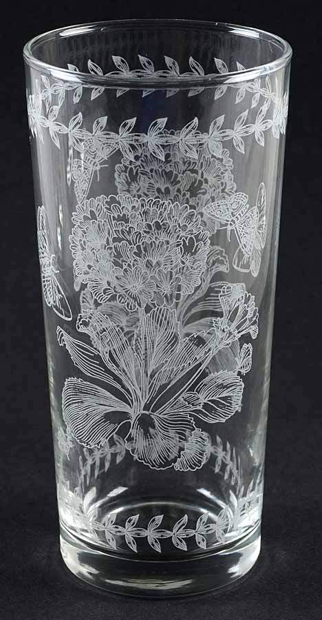 Botanic Garden 14 Oz Etch Glassware Highball by Portmeirion-1