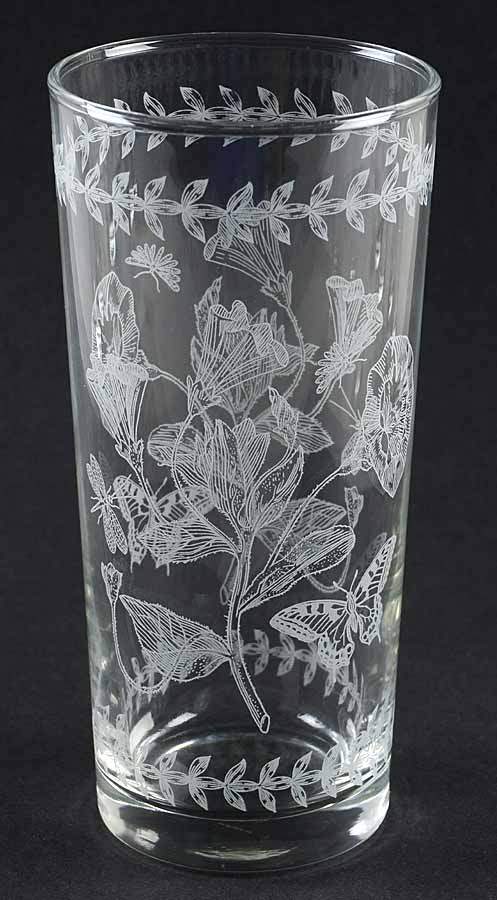 Botanic Garden 14 Oz Etch Glassware Highball by Portmeirion-1