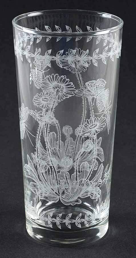 Botanic Garden 14 Oz Etch Glassware Highball by Portmeirion-1