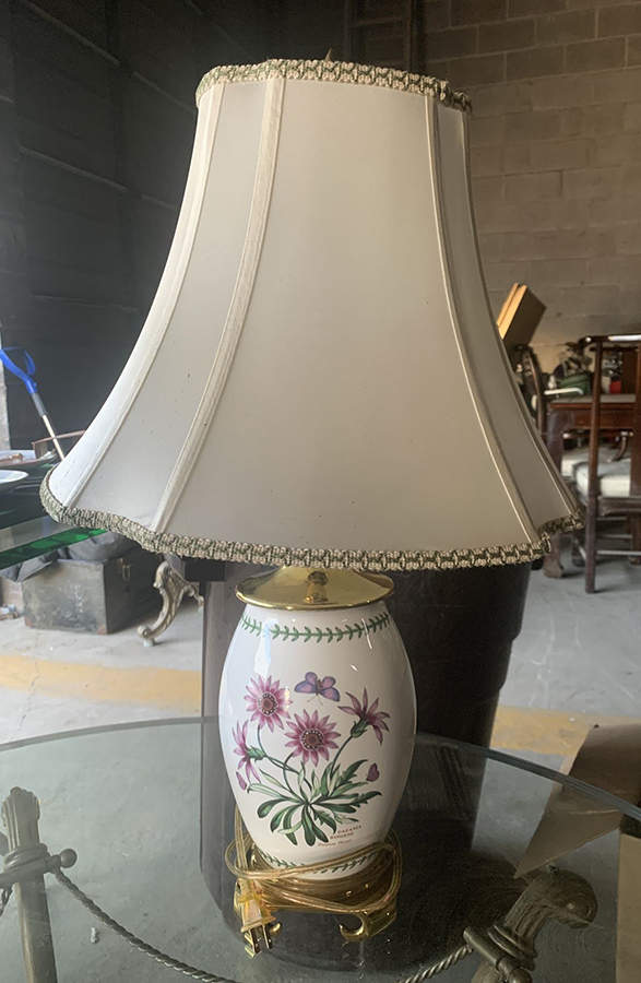 Botanic Garden 23" Canton Vase Lamp & Shade by Portmeirion-1