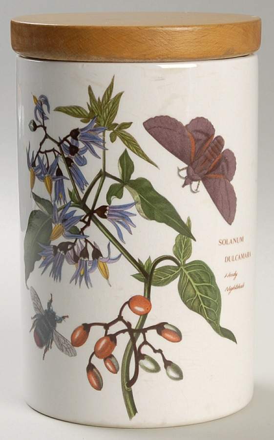 Botanic Garden 7" Storage Jar & Lid by Portmeirion-1