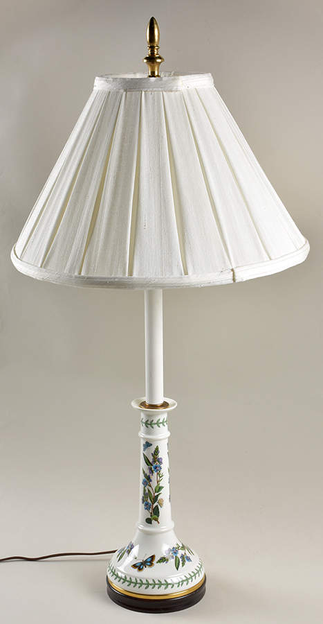 Botanic Garden 26" Electric Candlestick Lamp & Shade by Portmeirion-1