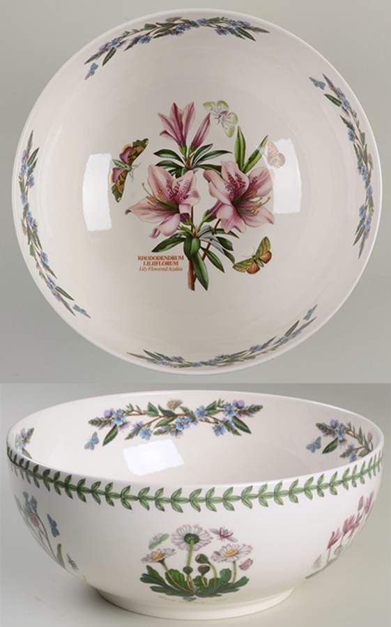 Botanic Garden 10" Round Serving Pearl Bowl by Portmeirion-1