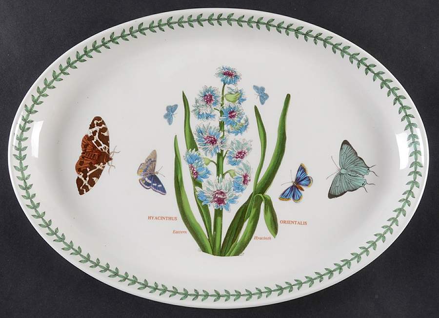 Botanic Garden 12" Oval Steak Platter by Portmeirion-1