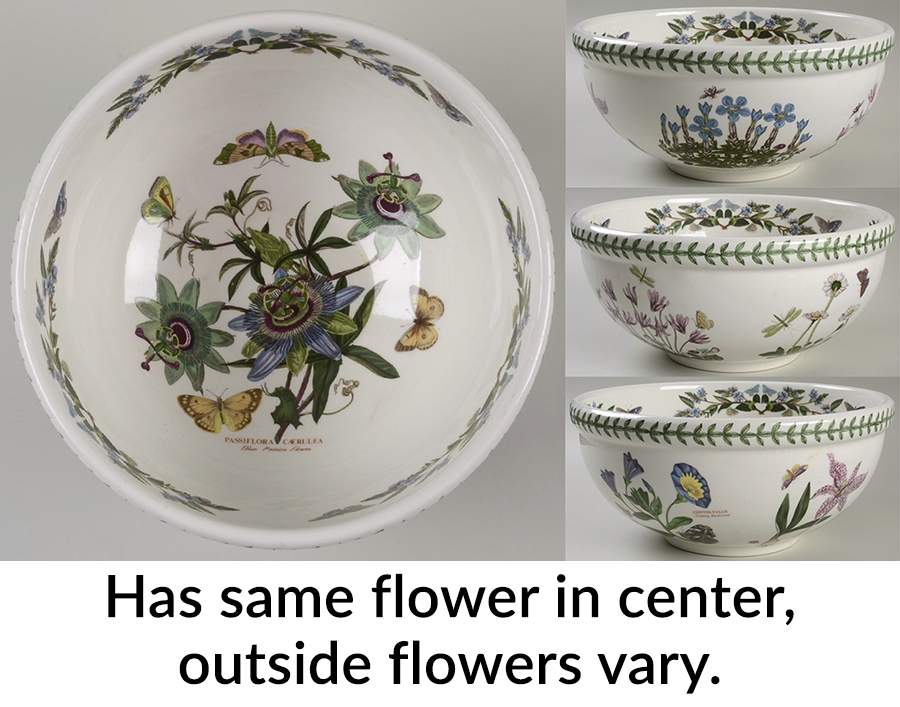 Botanic Garden 11" Large Salad Serving Bowl by Portmeirion-1