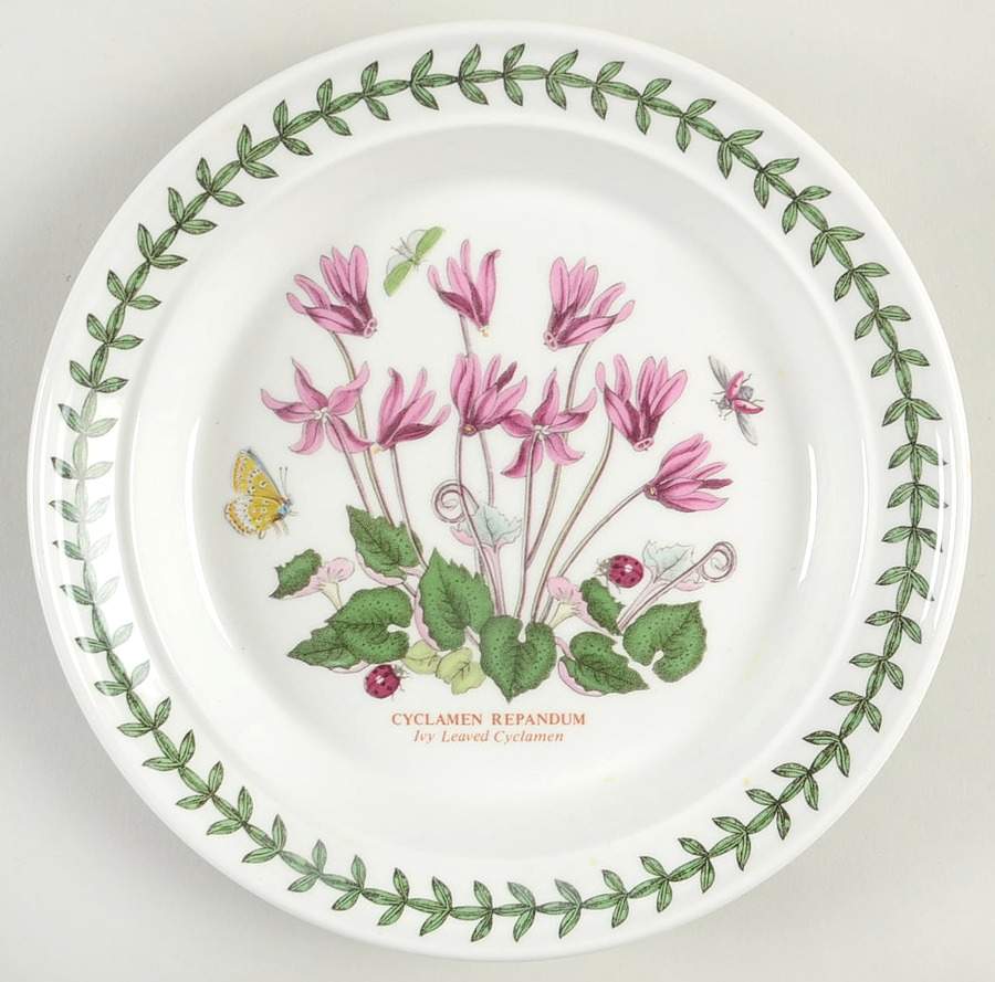 Botanic Garden Bread & Butter Plate (25th Anniversary Backstamp) by Portmeirion-1