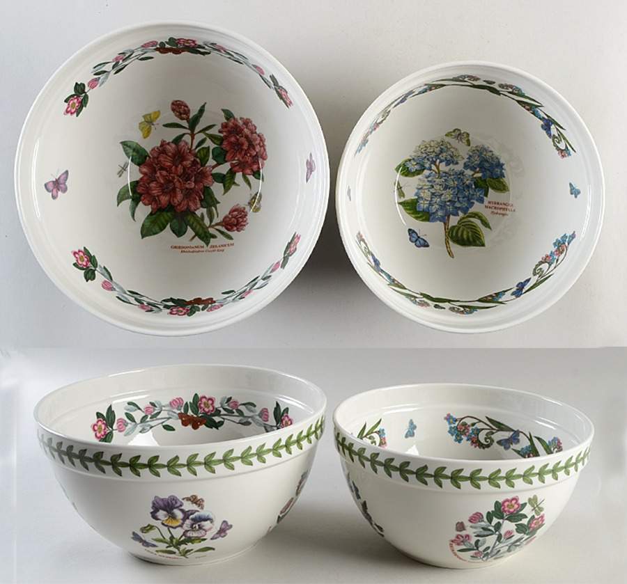 Botanic Garden (Set of 2) Garden Nesting Bowls (8" & 9") by Portmeirion-1