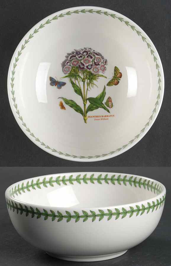 Botanic Garden Individual Salad Bowl w/No Outside Flower Design by Portmeirion-1