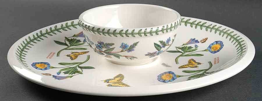 Botanic Garden Chip/Dip Set (Uses ISBFR for Dip) by Portmeirion-1