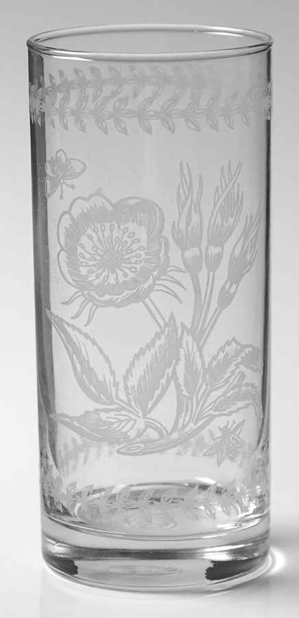 Botanic Garden 10 Oz Etch Glassware Highball by Portmeirion-1