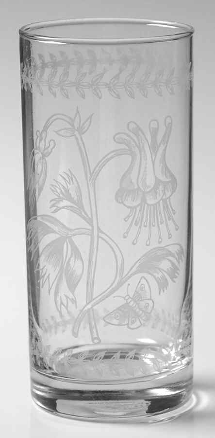 Botanic Garden 10 Oz Etch Glassware Highball by Portmeirion-1