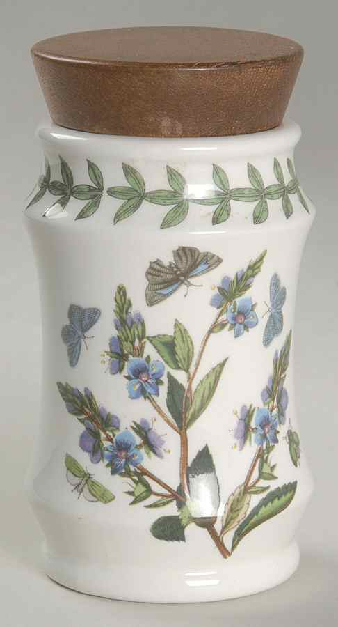 Botanic Garden Collector Club Spice Jar with Wood Lid by Portmeirion-1