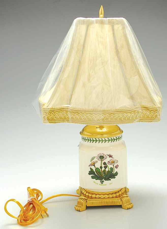 Botanic Garden Square Canister Lamp & Shade by Portmeirion-1