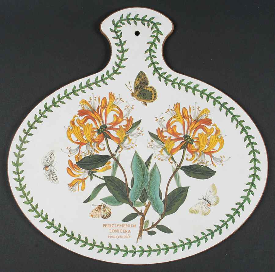 Botanic Garden Oval Handed Melamine/Wood Cutting Board by Portmeirion-1