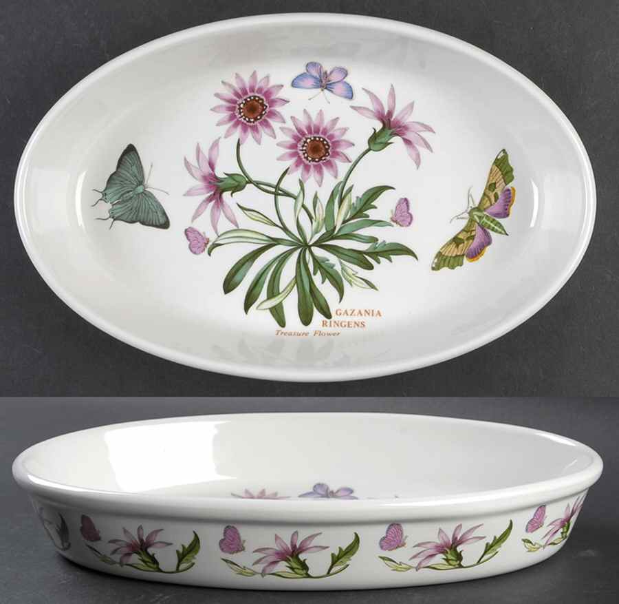 Botanic Garden 11" Oval Baker by Portmeirion-1