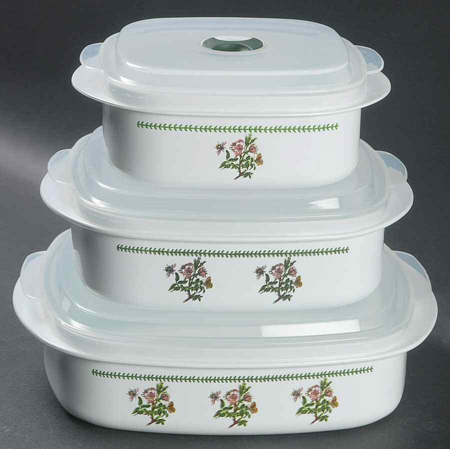 Botanic Garden (6 Piece) Microwave/Plastic Container Set by Portmeirion-1