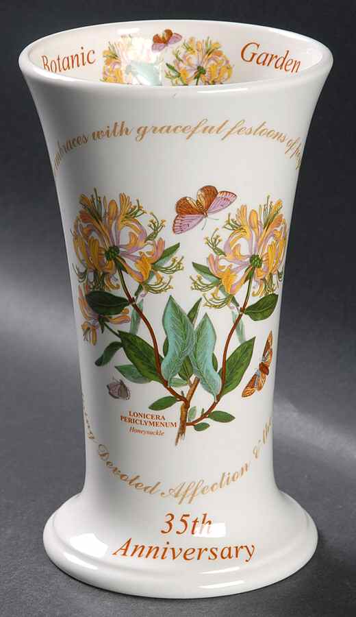 Botanic Garden 35th Anniversary Flared Vase by Portmeirion-1