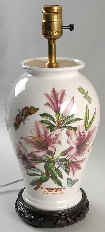 Botanic Garden 15" Electric Lamp No Shade by Portmeirion-1