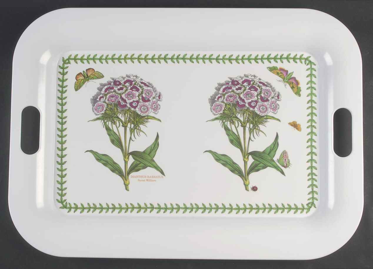 Botanic Garden 23" Melamine Handled Rectangular Serving Tray by Portmeirion-1