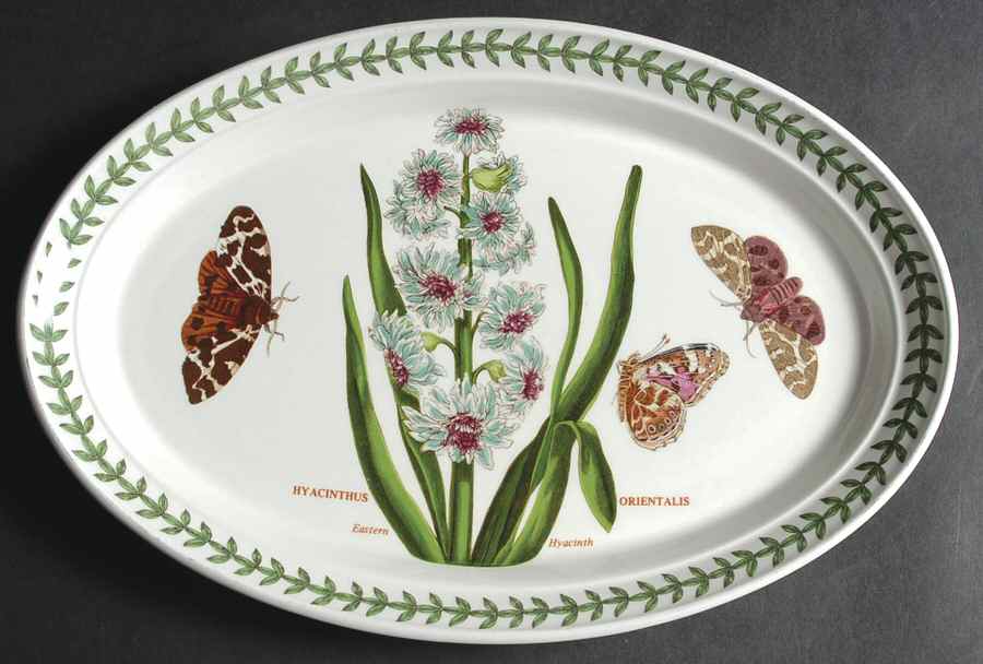 Botanic Garden 11" Oval Steak Platter by Portmeirion-1