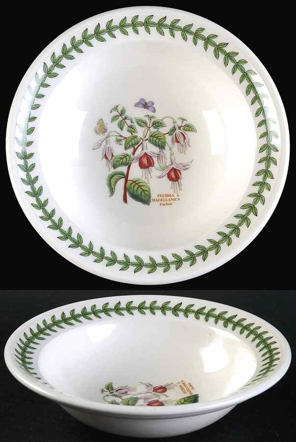 Botanic Garden Romantic Shape Rim Cereal/Oatmeal Bowl by Portmeirion-1