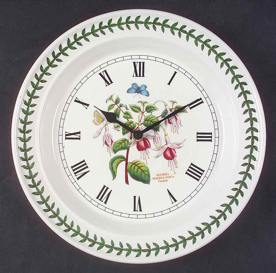 Botanic Garden Hanging Wall Clock by Portmeirion-1