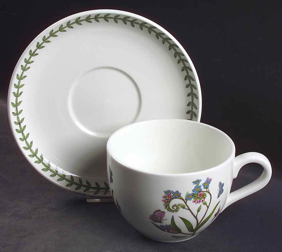 Botanic Garden Jumbo Cup & Saucer Set by Portmeirion-1