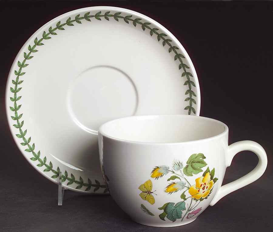 Botanic Garden Jumbo Cup & Saucer Set by Portmeirion-1