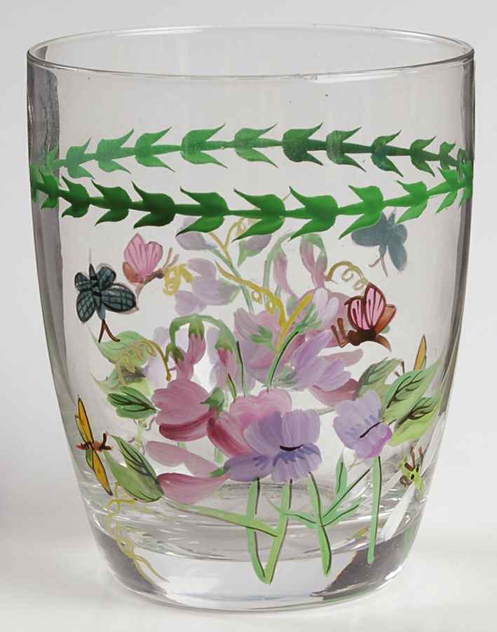 Botanic Garden 14 Oz Handpainted Glassware Double Old Fashioned by Portmeirion-1