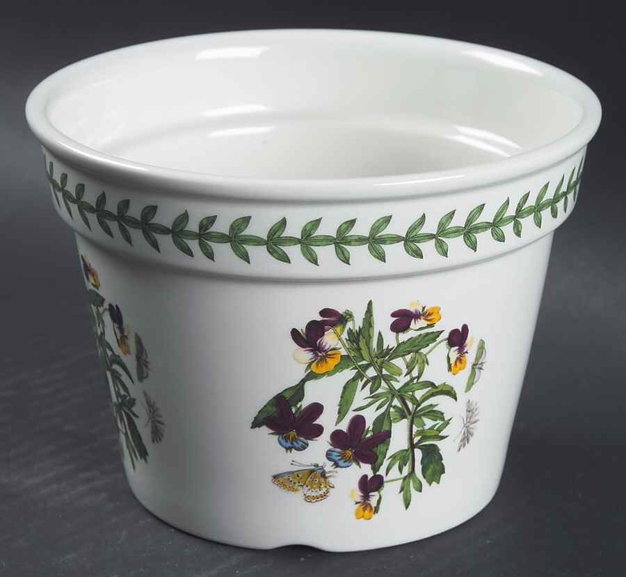 Botanic Garden 4" Flower Pot with Drain Hole by Portmeirion-1