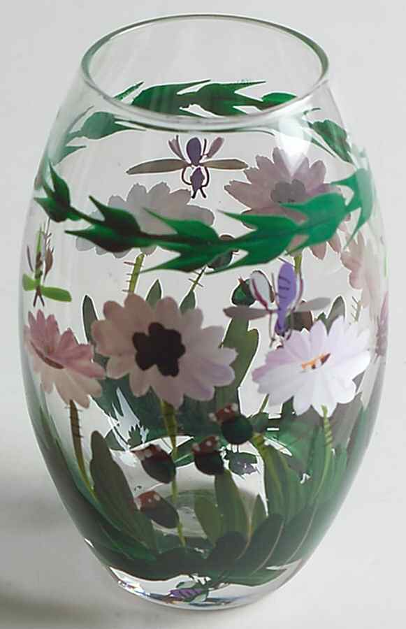 Botanic Garden 3" Glass Handpainted Mini Vase by Portmeirion-1