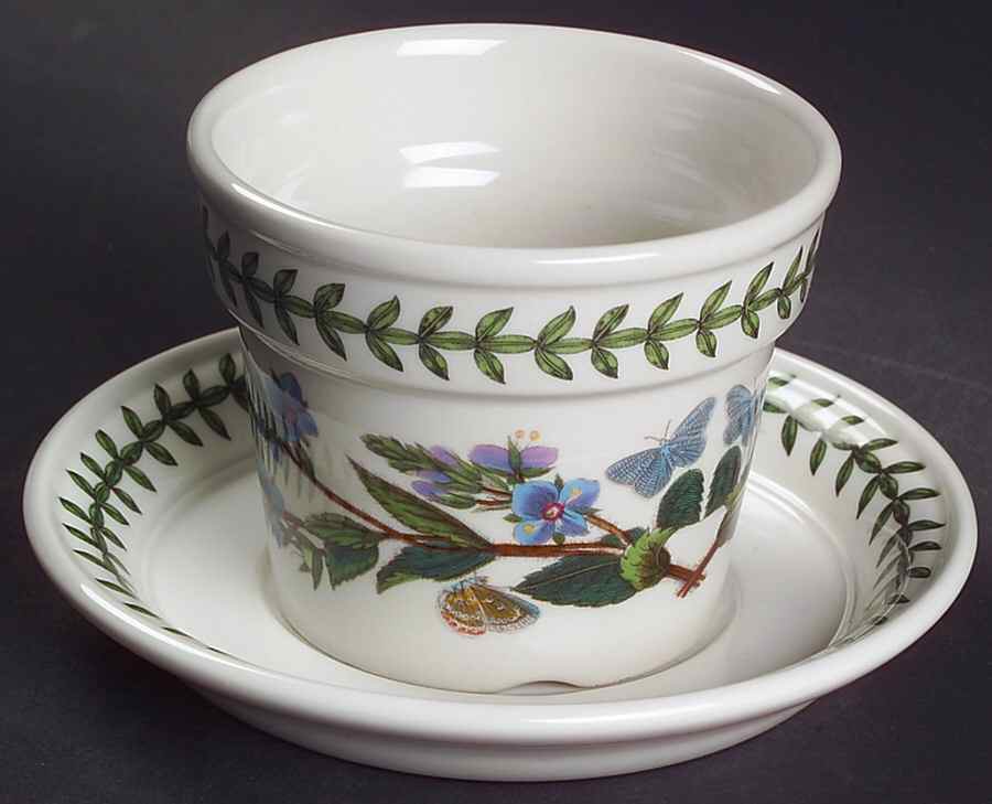 Botanic Garden 2" Herb Pot w/Underplate by Portmeirion-1
