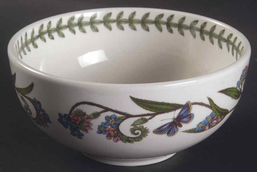 Botanic Garden Indiv Salad/Dessert/Fruit Bowl W/Laurel Inside by Portmeirion-1