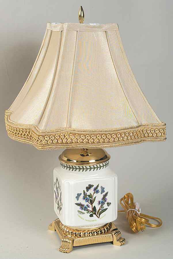 Botanic Garden Square Canister Lamp & Shade by Portmeirion-1