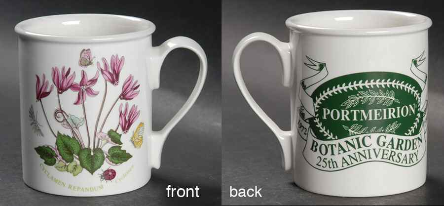 Botanic Garden 25th Anniversary Commemorative Breakfast Mug by Portmeirion-1