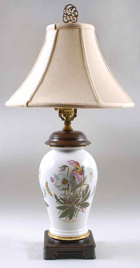 Botanic Garden 24" Electric Lamp & Shade by Portmeirion-1