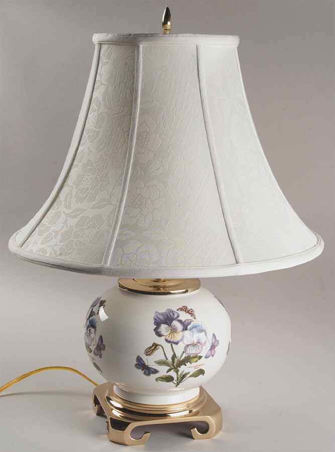 Botanic Garden Globe Vase Lamp & Shade by Portmeirion-1