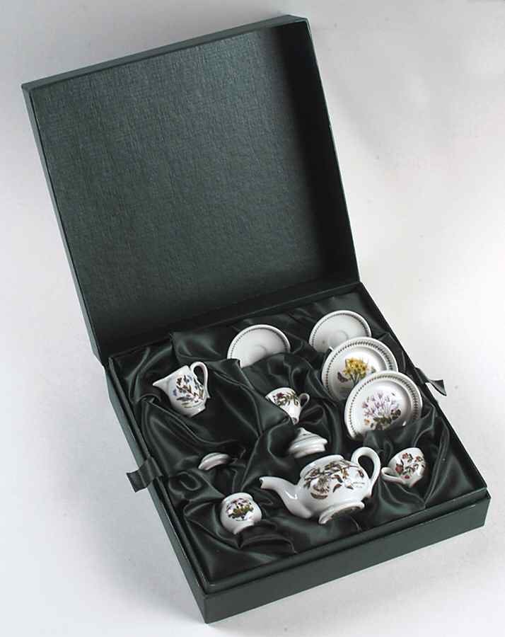 Botanic Garden 12-Piece Miniature Tea Set (Box Set) by Portmeirion-1