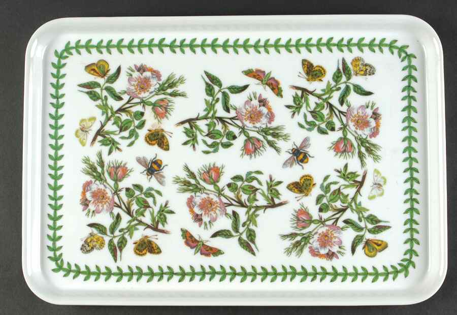 Botanic Garden 16" Rectangular Melamine Tray by Portmeirion-1