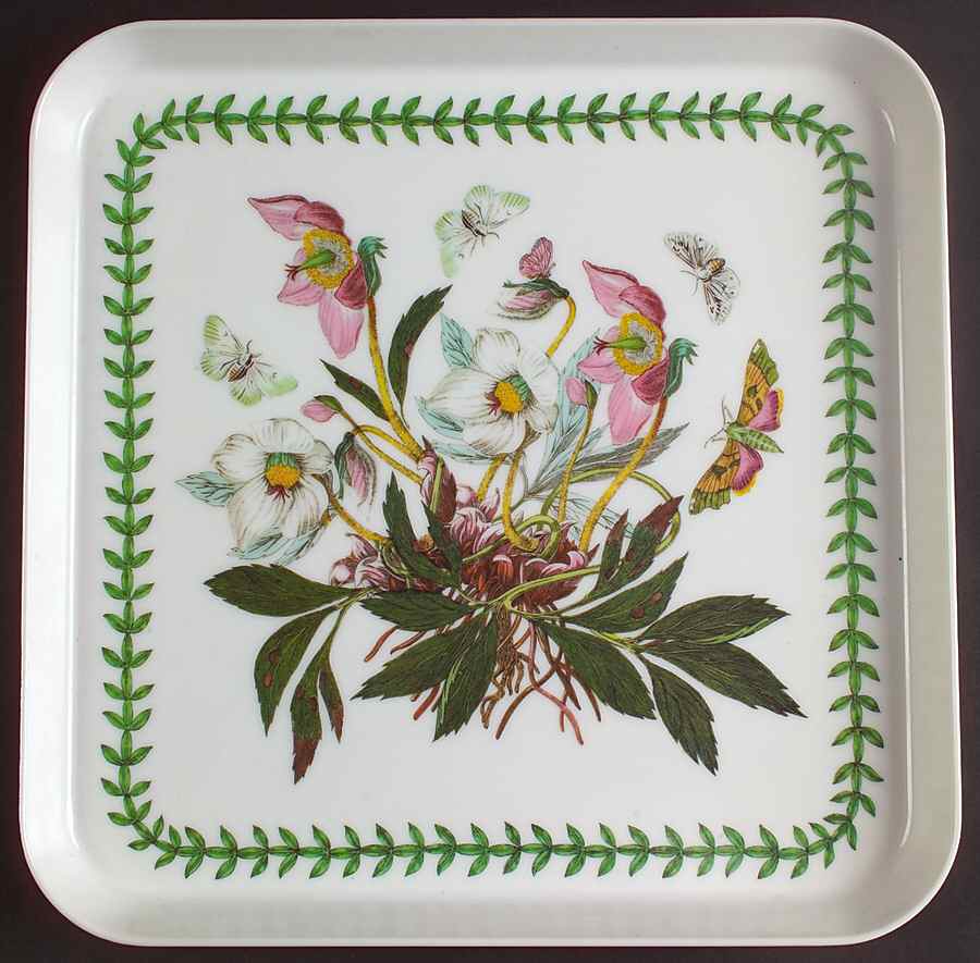 Botanic Garden 11" Square Melamine Tray by Portmeirion-1