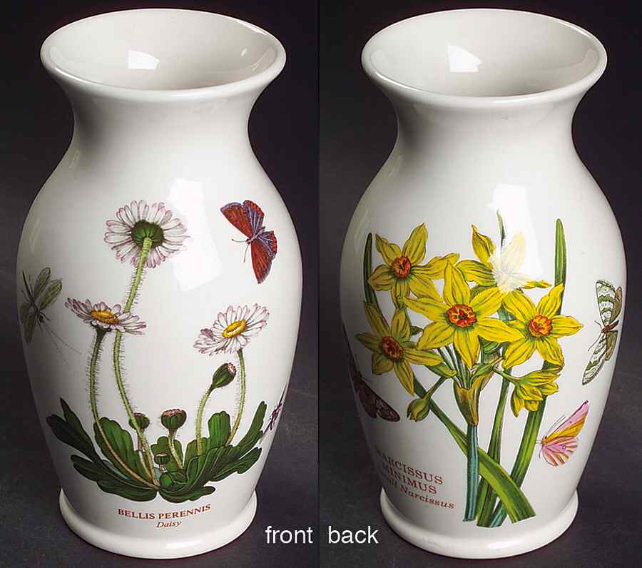 Botanic Garden 6" Tuscany Vase (Different Design on Each Side) by Portmeirion-1