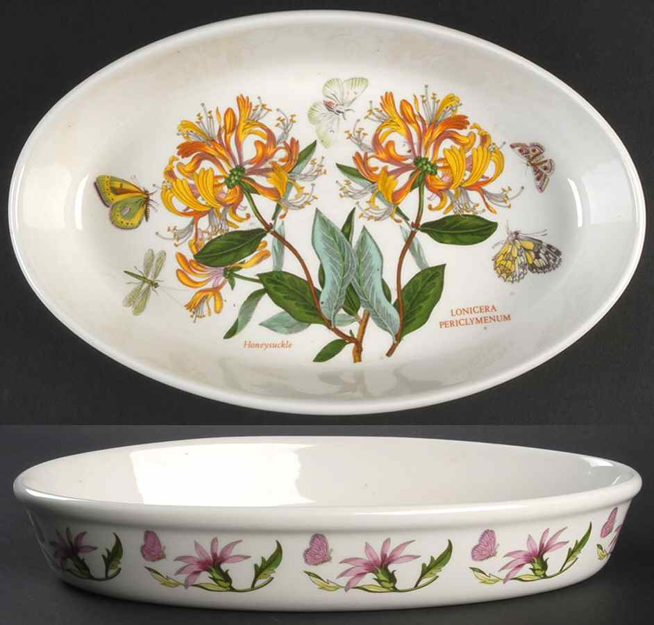Botanic Garden 11" Oval Baker by Portmeirion-1