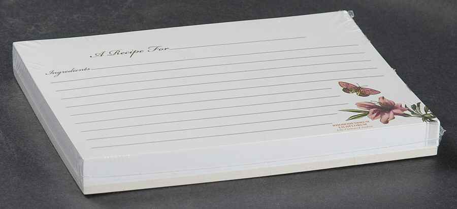 Botanic Garden 4" X 6" Paper Recipe Card - Set of 40 by Portmeirion-1