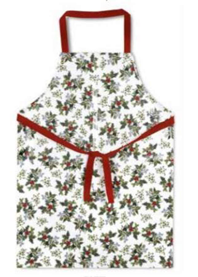 The Holly and The Ivy 23" X 32" Matt PVC Apron by Portmeirion-1