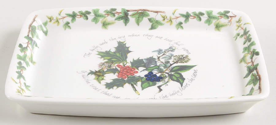 The Holly and The Ivy 1/4 Lb Butter No Lid by Portmeirion-1