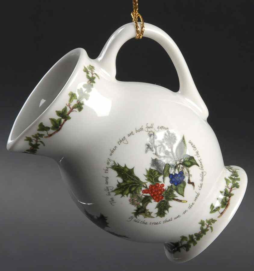 The Holly and The Ivy Jug Ornament by Portmeirion-1